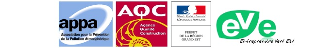 Logos partenaires Qualite air intérieur