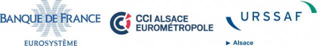 Logo Banque de France - CCI Alsace Eurométropole - URSSAF